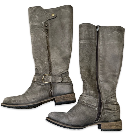 Anthropologie Matisse Distressed Combat Riding Boots 6.5 - Picture 6 of 10